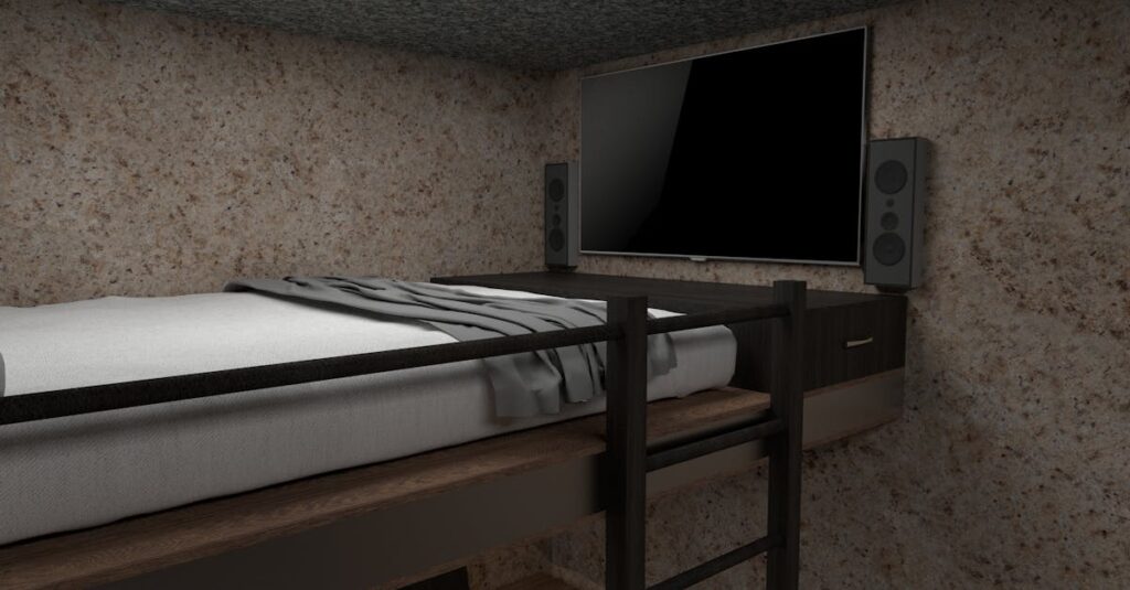 Kinetyczne wnętrza 2026: meble przeciwwagowe na sufitowych prowadnicach – bezsilnikowa rewolucja w mikroapartamentach